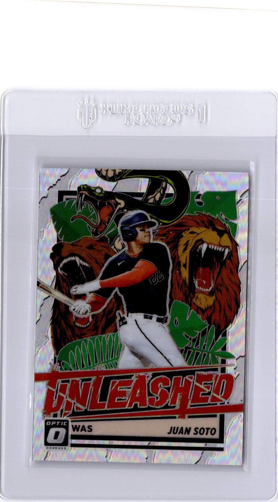 2021 Donruss Optic #UNL7 Juan Soto Unleashed Holo