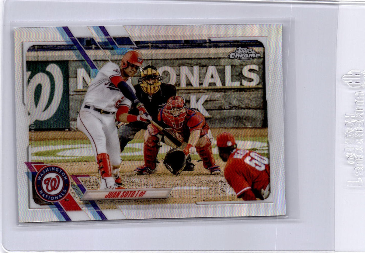 2021 Topps Chrome #150 Juan Soto Refractor Big Head