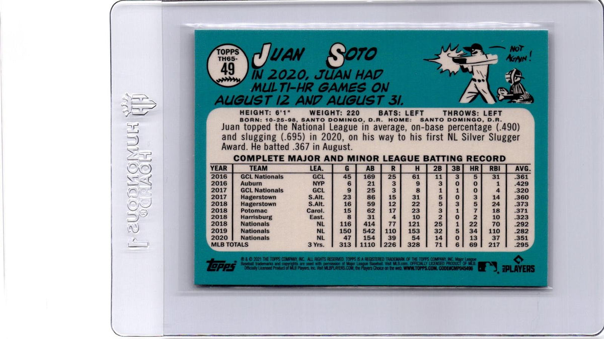 2021 Topps #TH65-49 Juan Soto 1965 Topps Redux Chrome