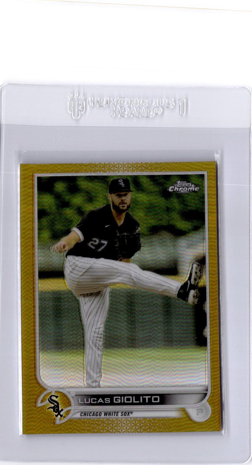 2022 Topps Chrome #94 Lucas Giolito Gold Refractor #/50