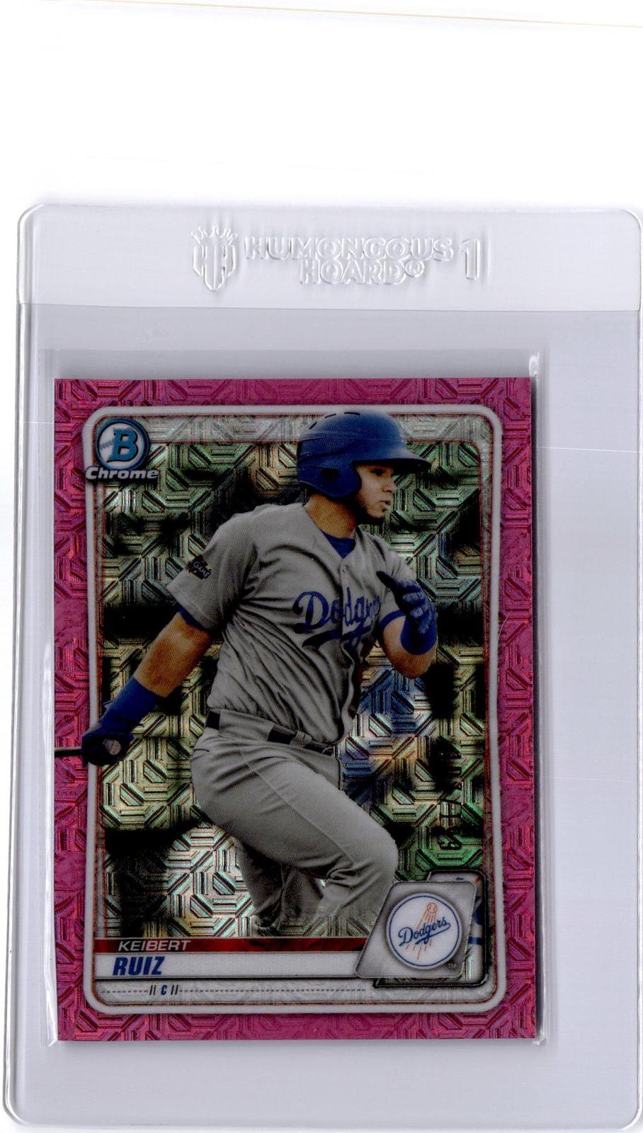 2020 Bowman #BCP-143 Keibert Ruiz Chrome Prospects Mojo Refractor Pink #/199