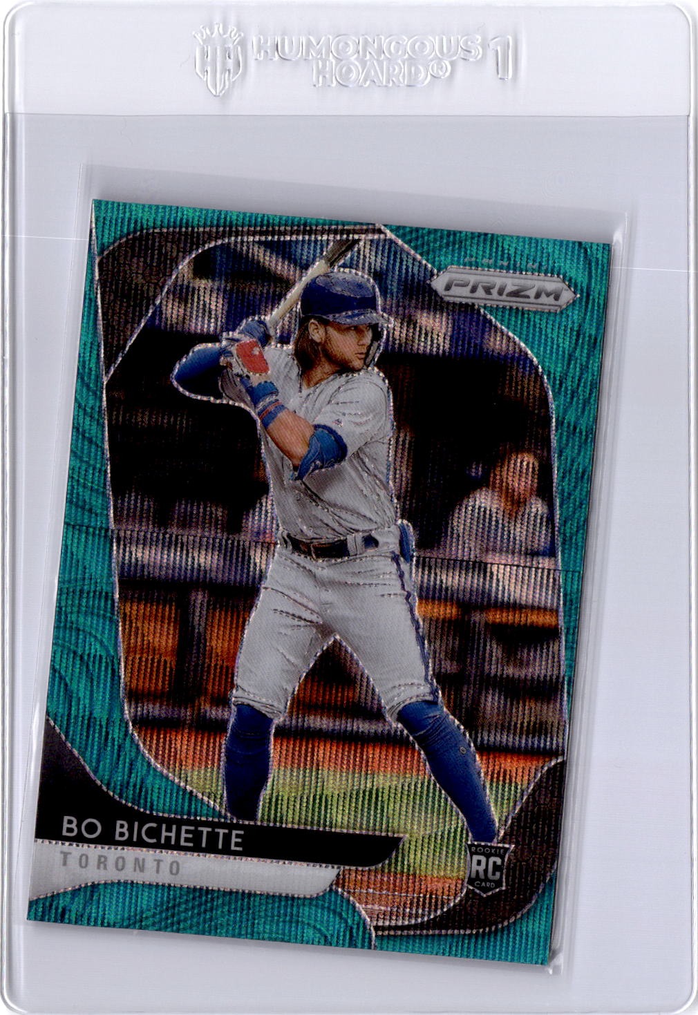 2020 Panini Prizm #71 Bo Bichette Teal Wave Prizm