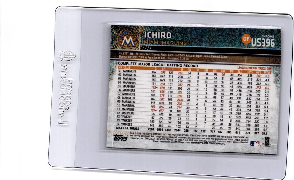 2015 Topps Chrome Update #US396 Ichiro