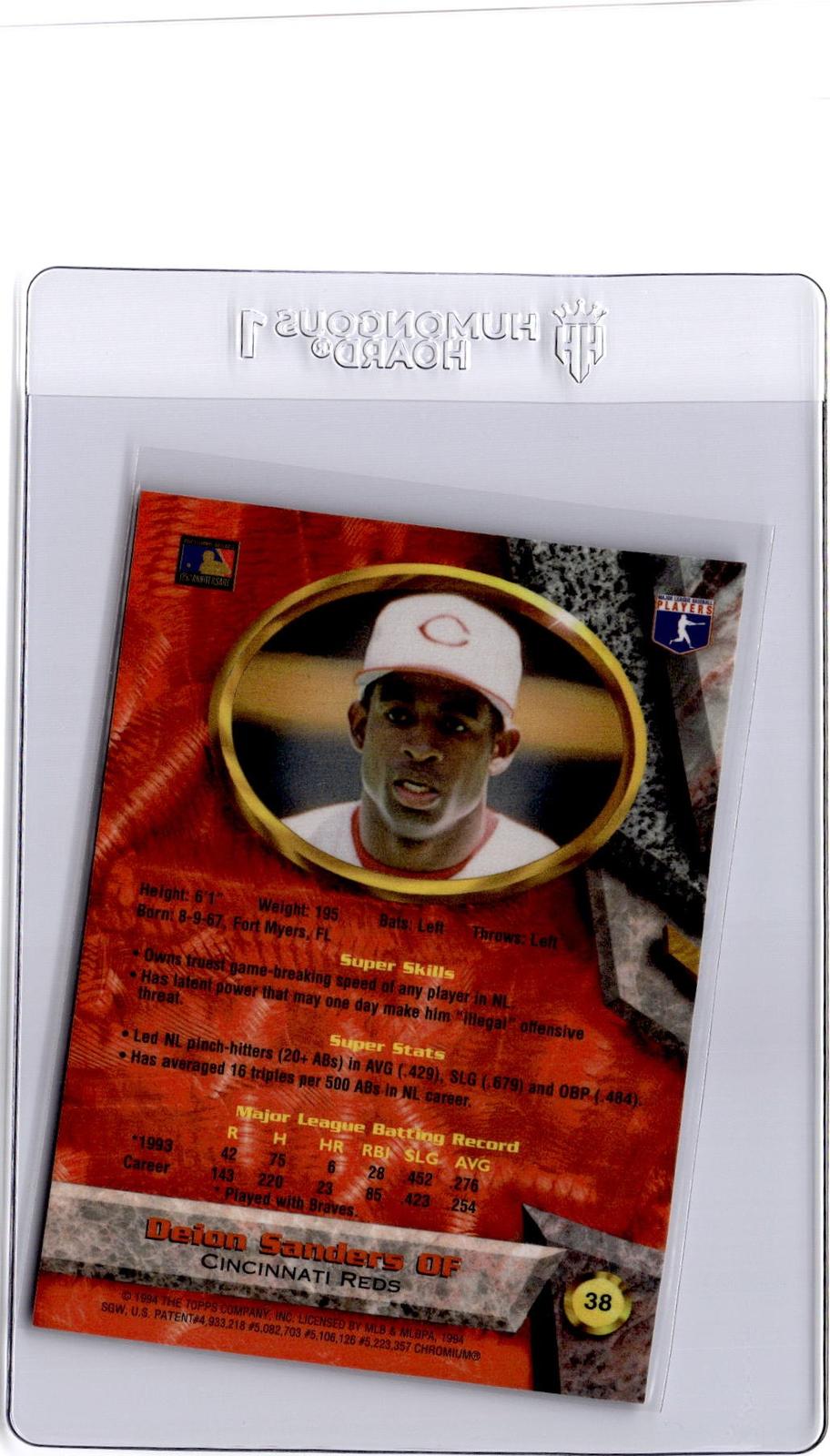 1994 Bowman's Best #38 Deion Sanders Refractor