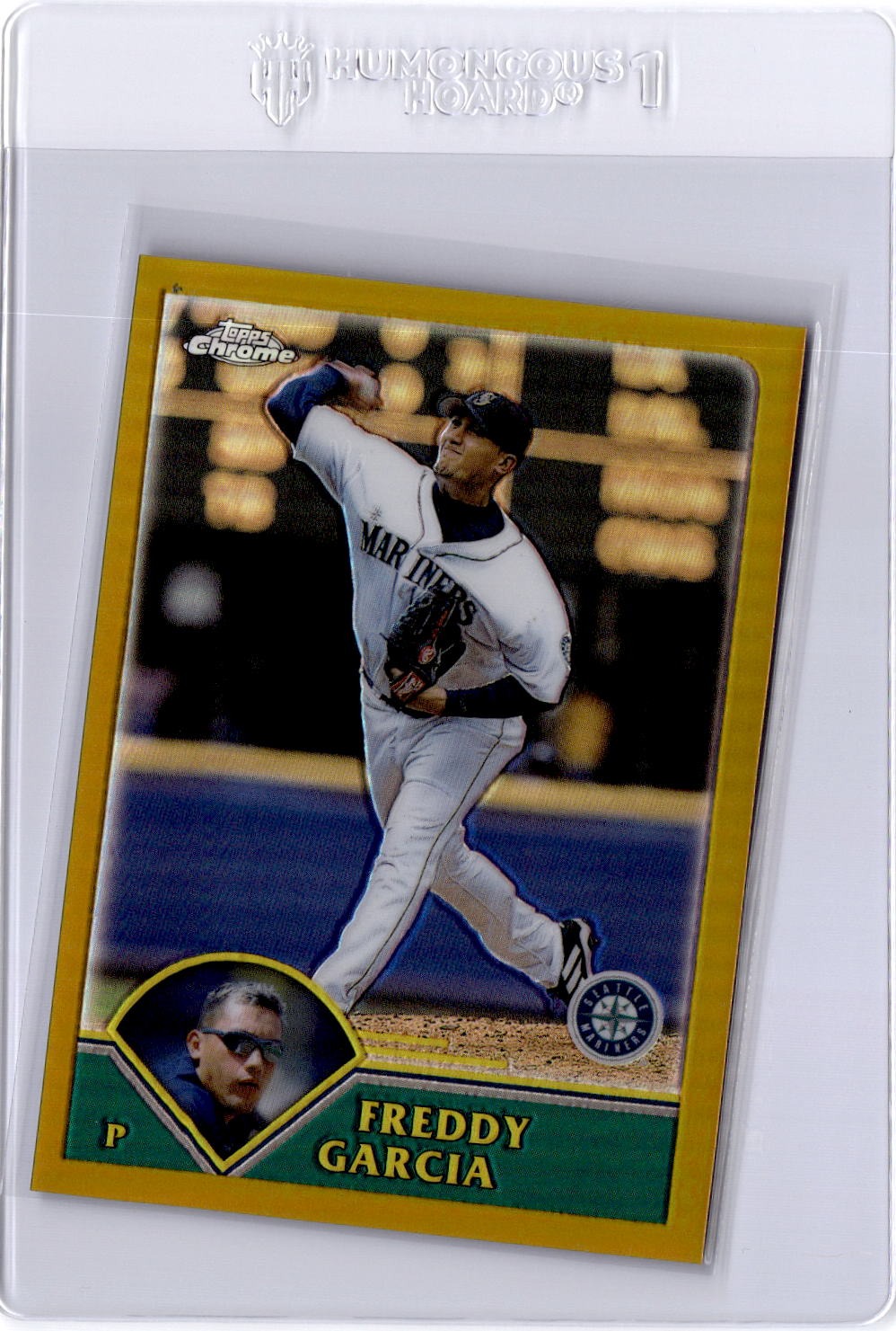 2003 Topps Chrome #406 Freddy Garcia Gold Refractor #/449