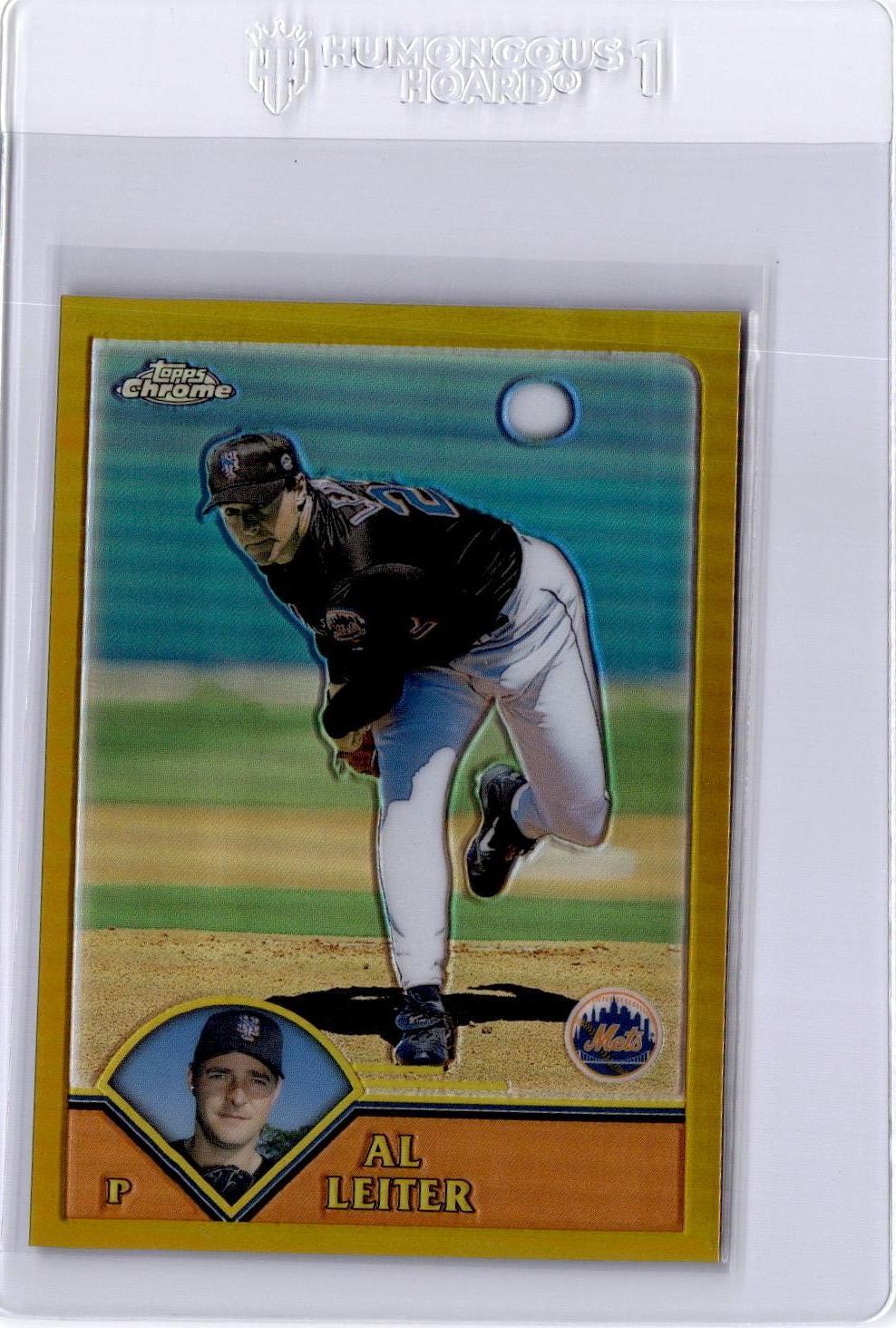 2003 Topps Chrome #31 Al Leiter Gold Refractor #/449