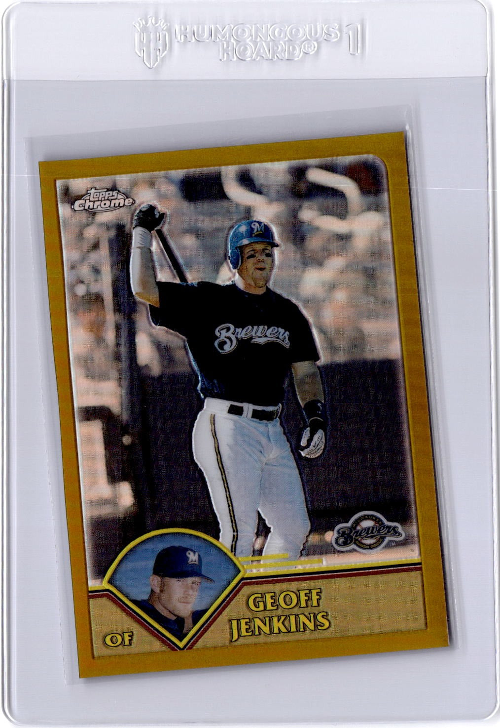 2003 Topps Chrome #271 Geoff Jenkins Gold Refractor #/449