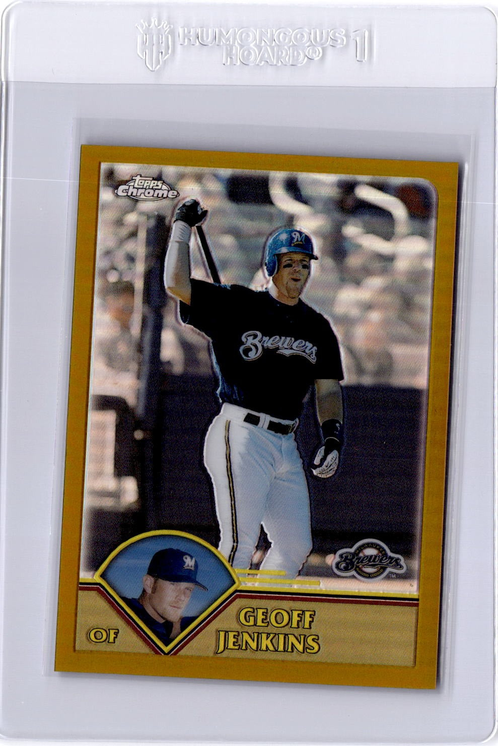 2003 Topps Chrome #271 Geoff Jenkins Gold Refractor #/449