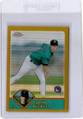 2002 Topps Chrome #634 Josh Beckett Gold Refractor