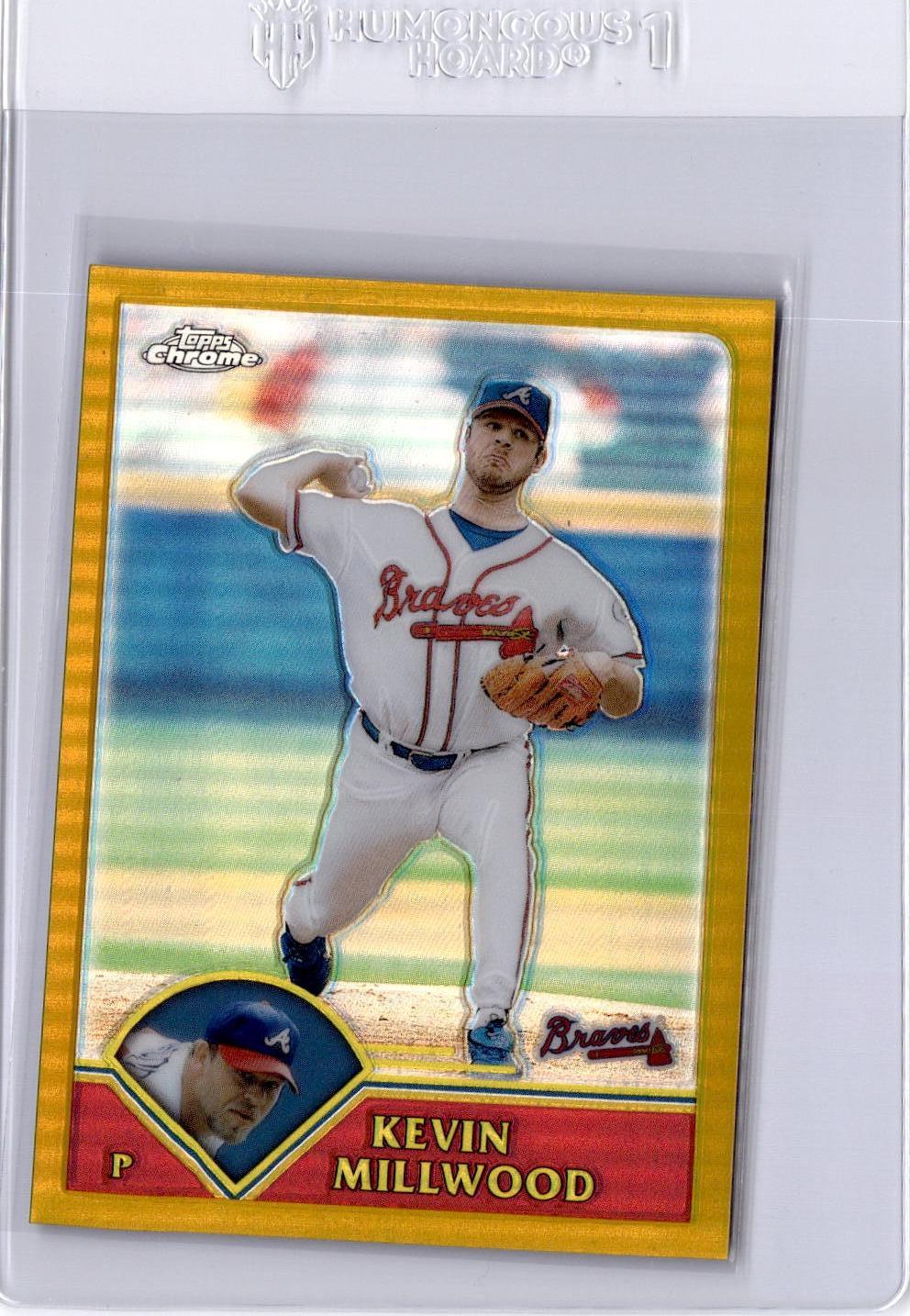 2003 Topps Chrome #40 Kevin Millwood Gold Refractor #/449