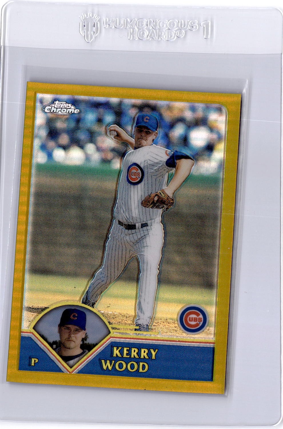 2003 Topps Chrome #177 Kerry Wood Gold Refractor #/449