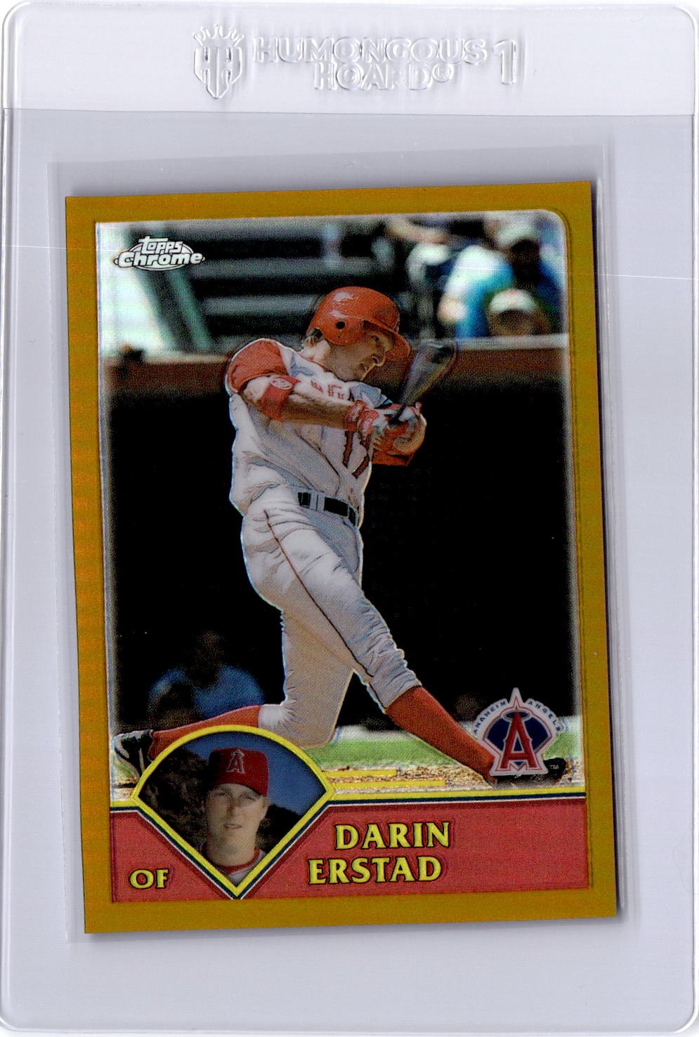 2003 Topps Chrome #336 Darin Erstad Gold Refractor #/449
