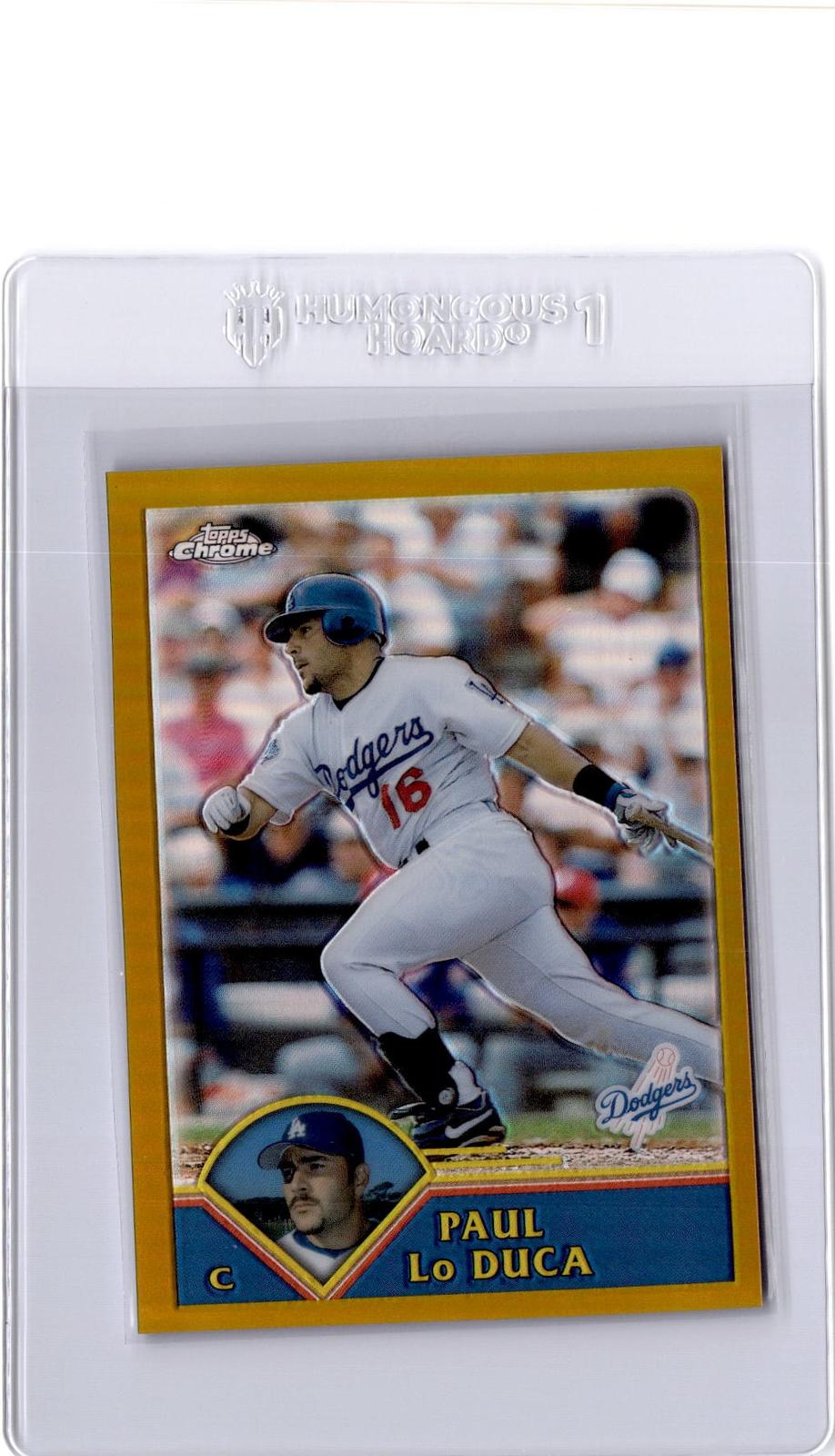 2003 Topps Chrome #37 Paul Lo Duca Gold Refractor #/449