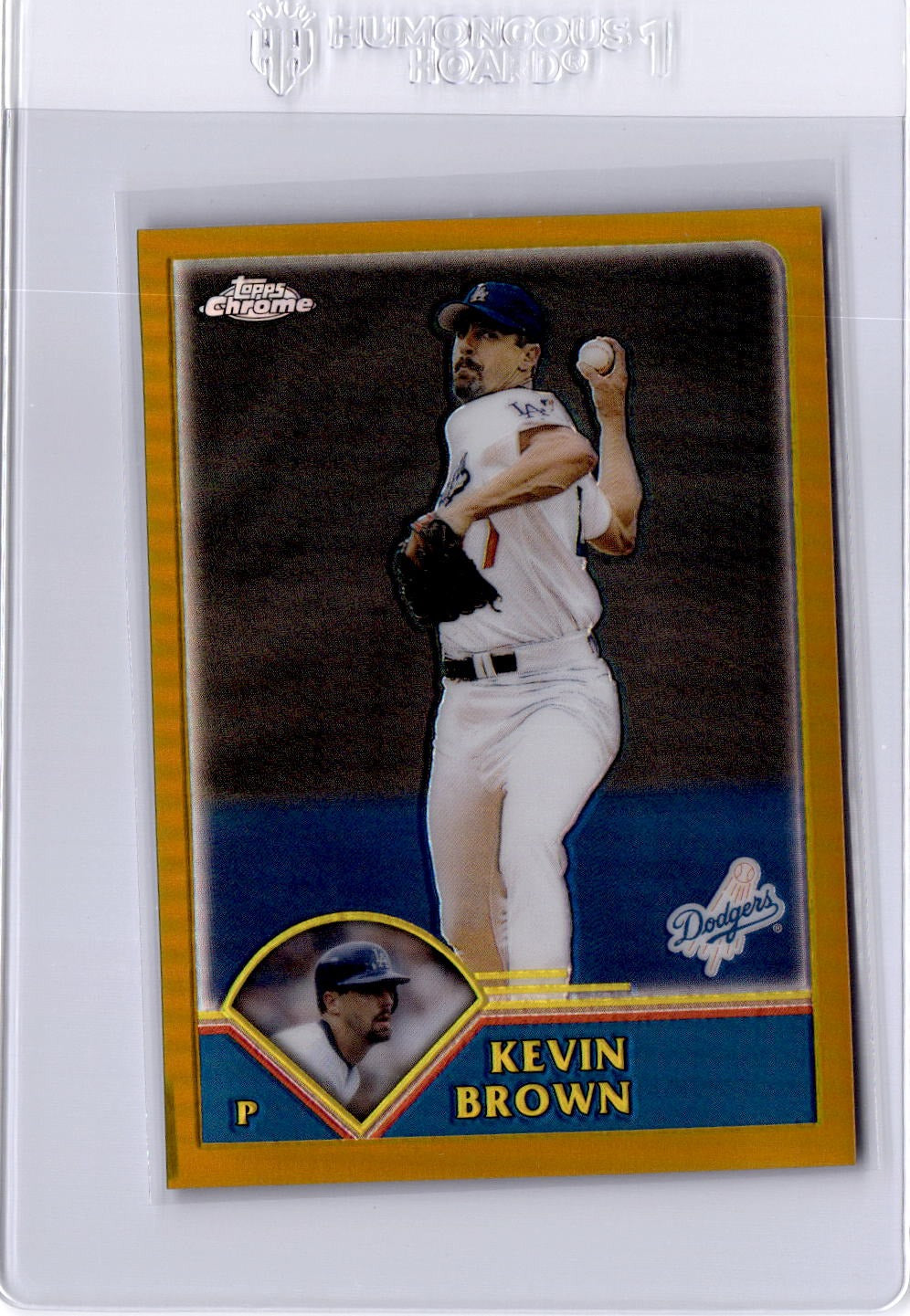 2003 Topps Chrome #410 Kevin Brown Gold Refractor #/449
