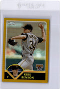 2003 Topps Chrome #383 Kris Benson Gold Refractor #/449
