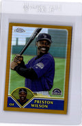 2003 Topps Chrome #347 Preston Wilson Gold Refractor #/449