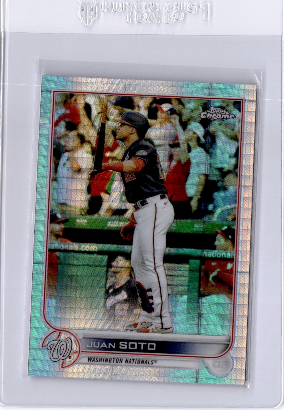 2022 Topps Chrome #129 Juan Soto Prism Refractor