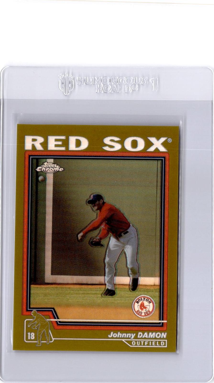 2004 Topps Chrome #82 Johnny Damon Gold Refractor