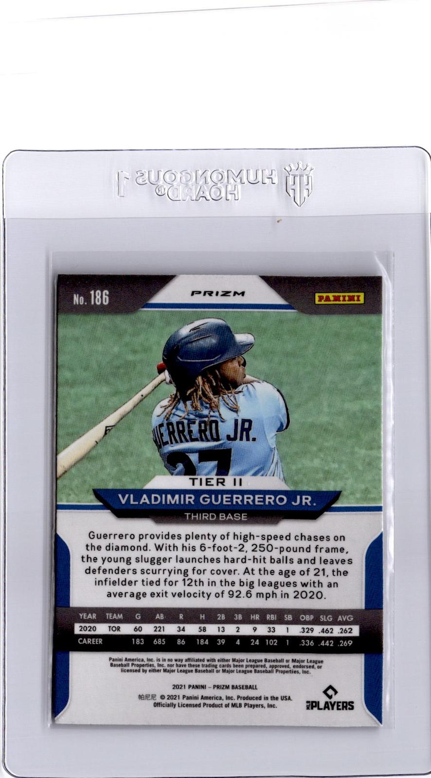 2021 Panini Prizm #186 Vladimir Guerrero Jr. Cosmic Haze Prizm
