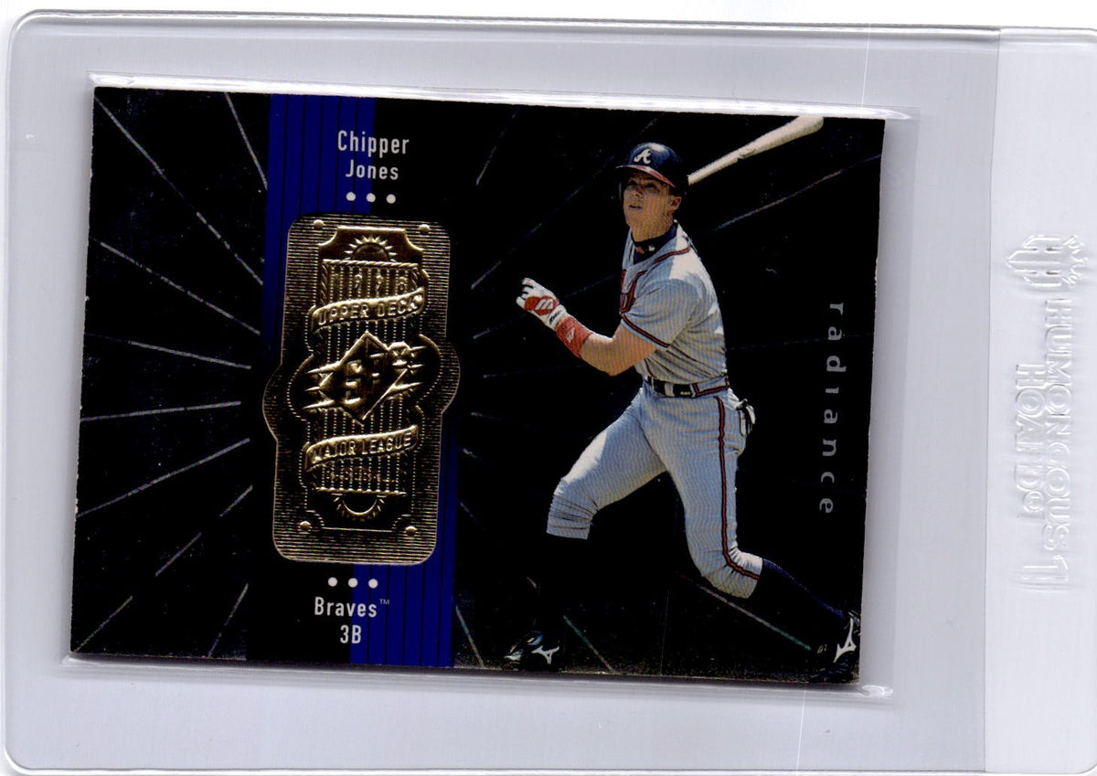 1998 SPx Finite #55 Chipper Jones Radiance #/4500