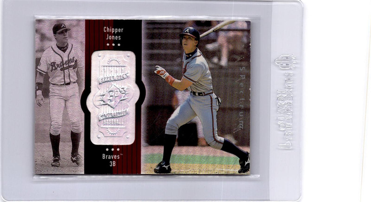 1998 SPx Finite #55 Chipper Jones Spectrum #/2250