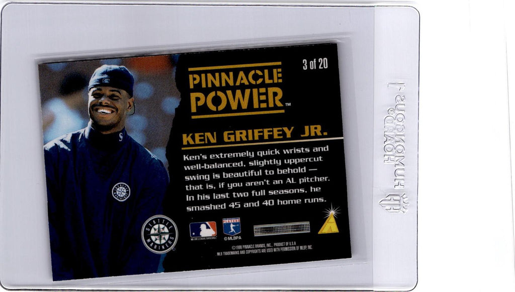 1996 Pinnacle #3 Ken Griffey Jr. Pinnacle Power