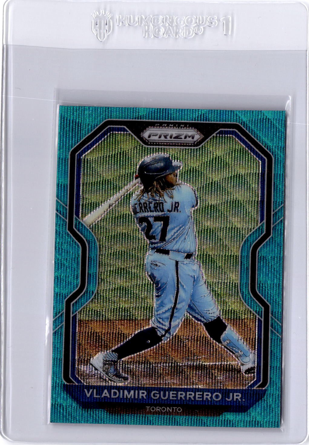 2021 Panini Prizm #186 Vladimir Guerrero Jr. Green Wave Prizm