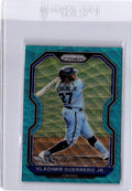 2021 Panini Prizm #186 Vladimir Guerrero Jr. Green Wave Prizm