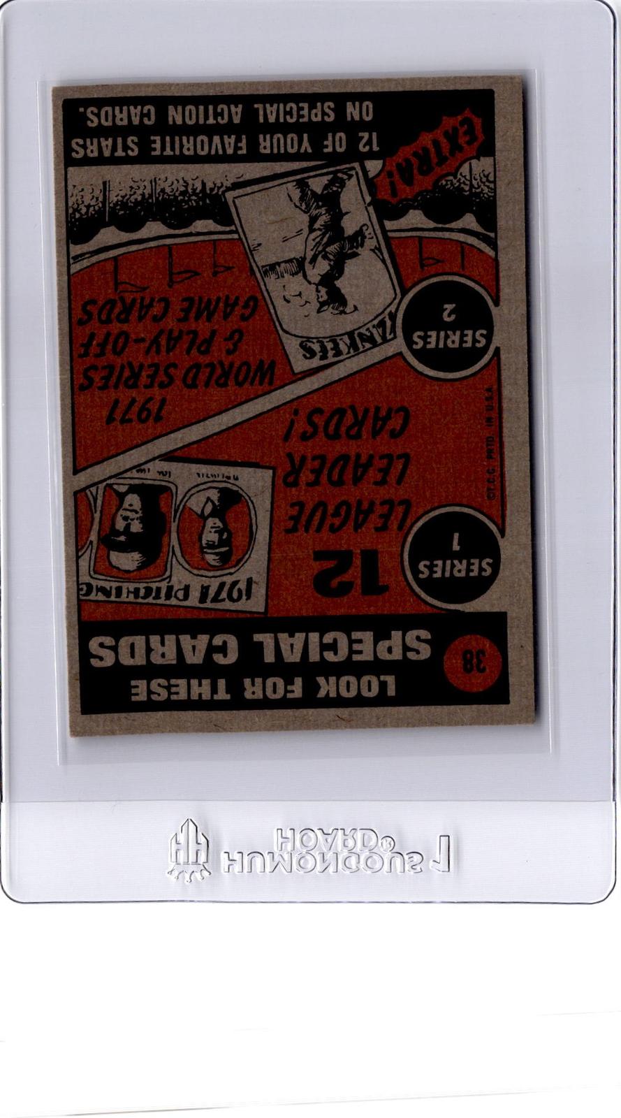1972 Topps #38 Carl Yastrzemski