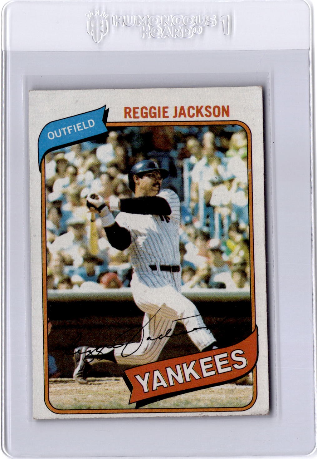 1980 Topps #600 Reggie Jackson