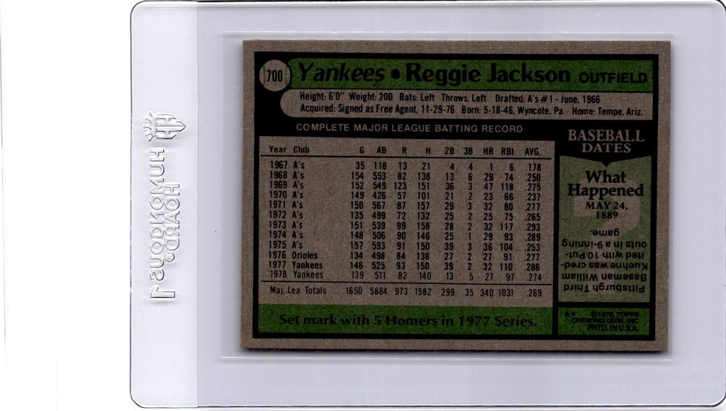 1979 Topps #700 Reggie Jackson